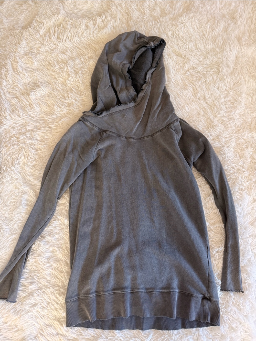 Free people Women's Hooded thin sweatshirt Gray